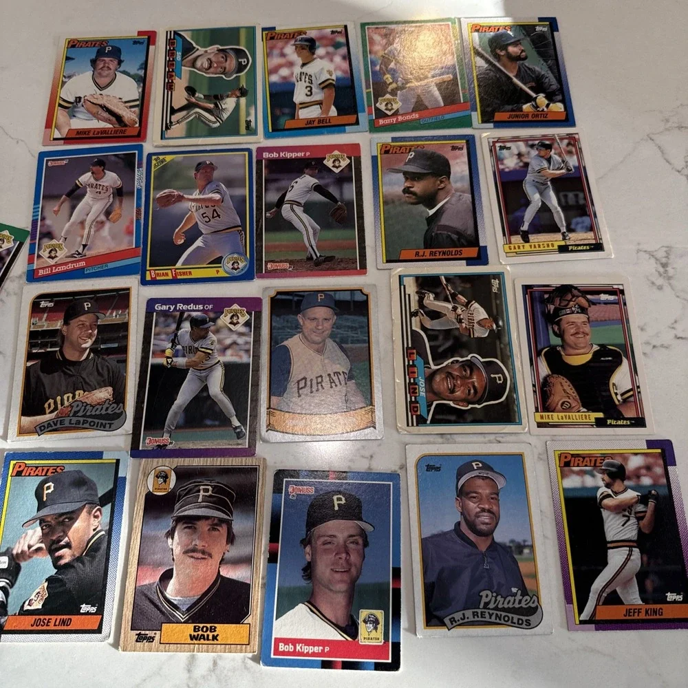1985-1992‎ Topps Vintage Baseball Cards Pirates! - Non-graded - 52 cards